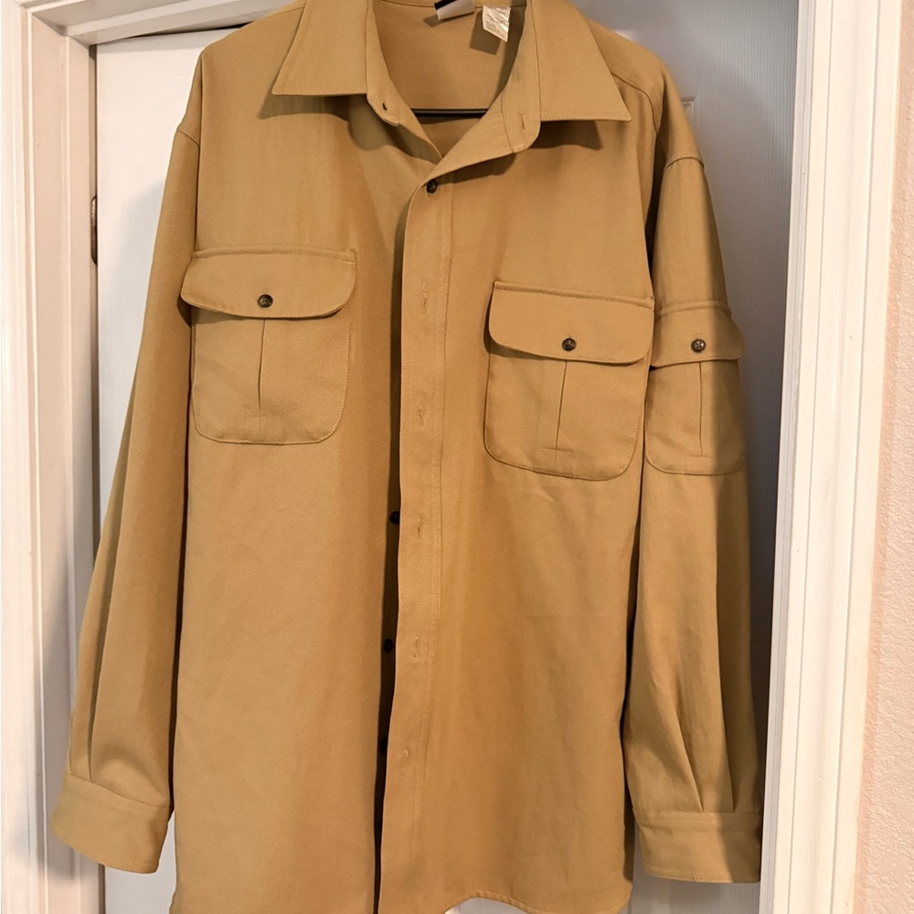 The North Face Men's Tan Shirt Jacket